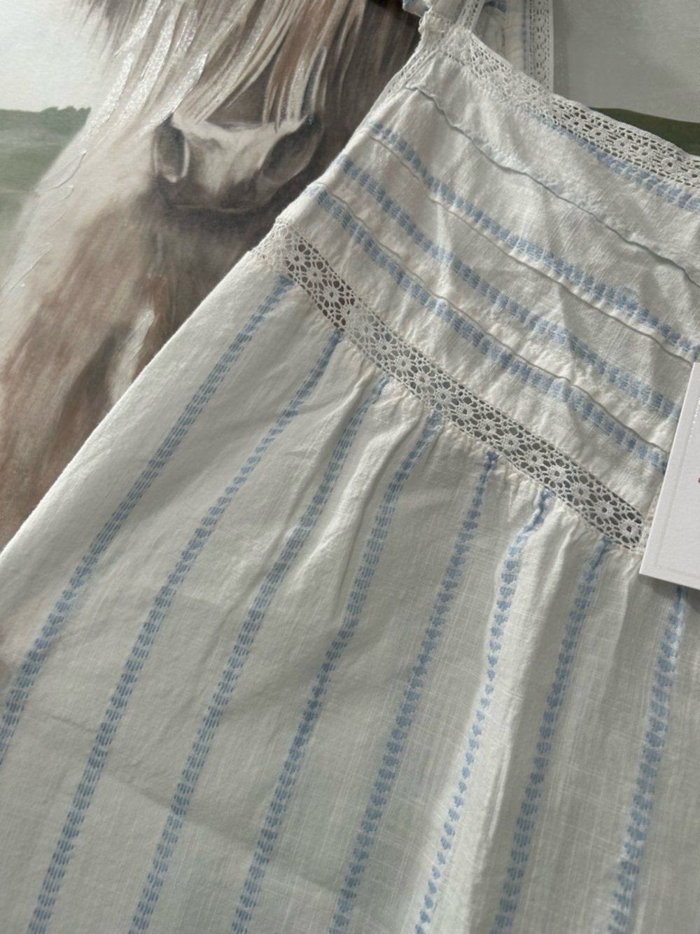 Shabby Chic Cotton Nightgown - Picture 5 of 11